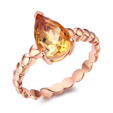 New Arrive Yellow Jewelry Engagement Copper Rings Brass Ring for Couple